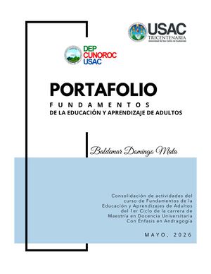 Portafolio Fundamentos De La Educación Y Aprendizaje De Adultos_Baldemar Domingo