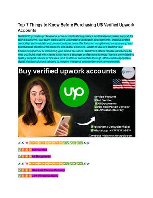 8 Key Benefits Of Using Verified Upwork Accounts For Freelancers