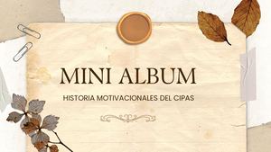 Presentación Diapositivas Proyecto Histórico Scrapbook Marrón Y Beige