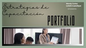 Portafolio Estrategias De Capacitación