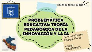 Problemática Educativa Teoría Pedagógica De La Innovación Y La Ia (2)