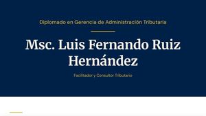 Perfil Profesional Msc Luis Fernando Ruiz Hernández