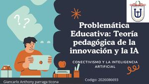 Problemática Educativa: Teoría pedagógica de la innovación y la IA