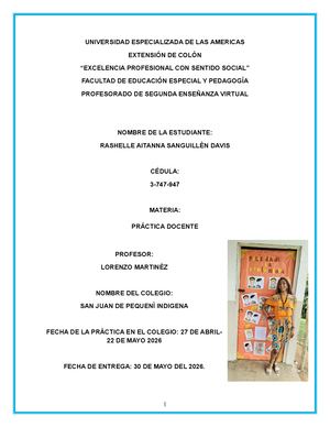 Trabajo Final Pràctica Docente