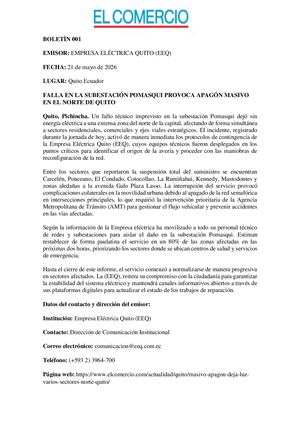 Tarea Individual T 3 U2 Producciòn Y Difusiòn De Un Boletìn De Prensa