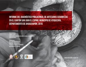 Diagnóstico Poblacional Artesanos Ceramistas San Juan El Espino