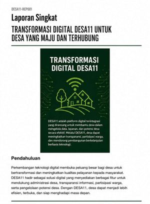 TRANSFORMASI DIGITAL DESA11 UNTUK DESA YANG MAJU DAN TERHUBUNG