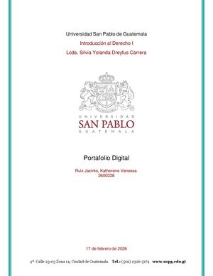 Portafolio Digital Introducción Al Derecho I Katherene Ruiz