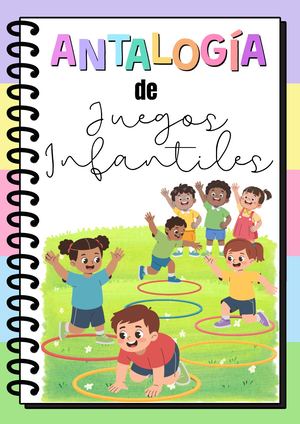 ANTALOGÍA DE JUEGOS INFANTILES