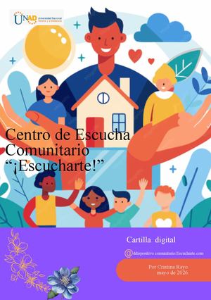 Cartilla Centro De Escucha