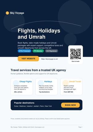 Skyvoyage Website Publication