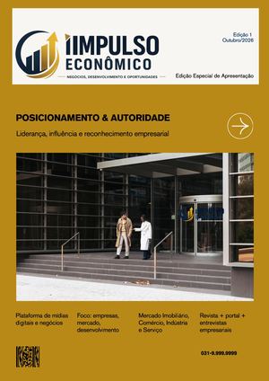Cópia De Revista Impulso Econômico Negócios, Desenvolvimento E Oportunidades ???? Capa (Página 1) Nome Da Revista Impulso Econômico Slogan Negócios, Desenvolvimento E Oportunidades Imagem Principal (4)