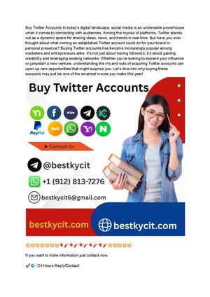 1 0best Sites To Buy Twitter Accounts (Verified, Aged, And