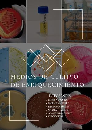 Medios De Cultivos De Enriquecimiento