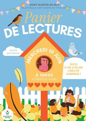 Panier lectures oiseaux