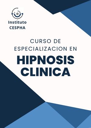 Curso Intensivo de Hipnosis Clínica
