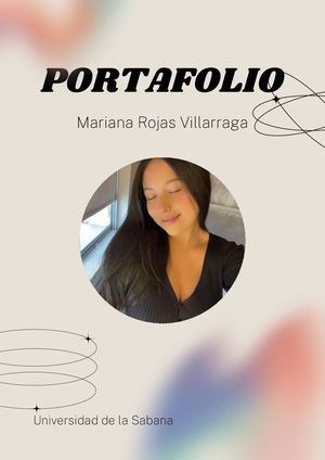 Portafolio Mariana Rojas Villarraga
