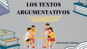 Los textos argumentativos