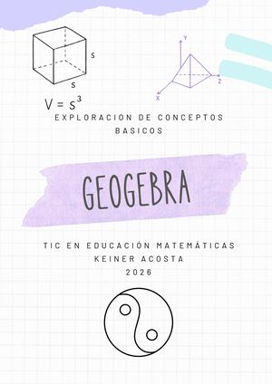 Exploración de conceptos básicos Geometría con el uso de GeoGebra