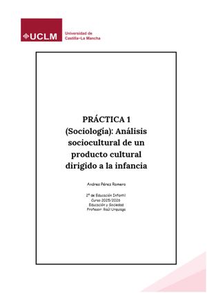 Analisis De Un Producto Sociocultural