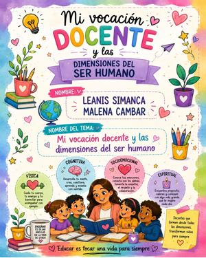Mi Vocación Docente Y Las Dimensones Del Ser Humano