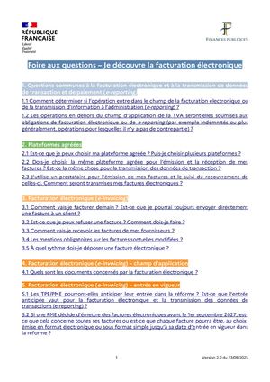 Faq Decouvre La Facturation Electronique
