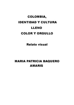 Identidad y cultura colombiana