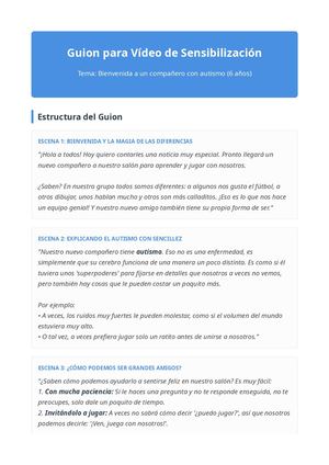 Guion Video Inclusion