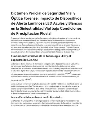 Luces De Emergencia Y Accidentes En Lluvia
