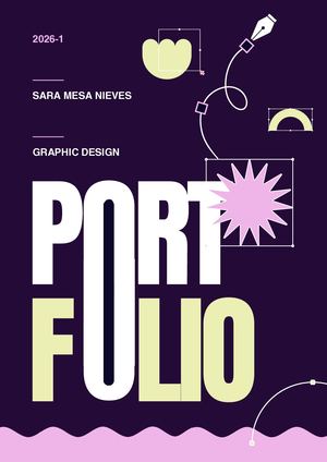 Portafolio de Diseño Gráfico, Sara Mesa Nieves
