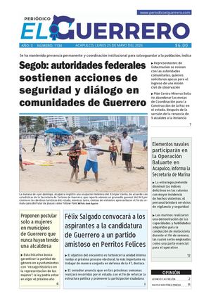 Lunes 25 de mayo del 2026
