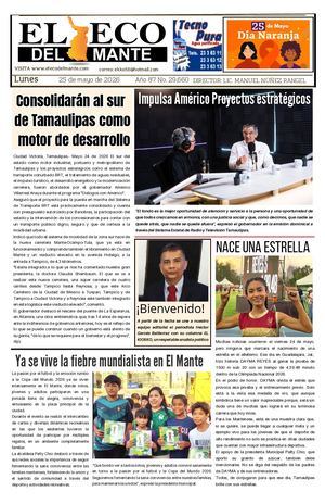 Lunes 25 de mayo De 2026