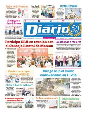 Portada, Lunes 25 De Mayo De 2026