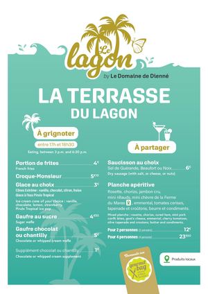 Carte Terrase Du Lagon 2026 17 18h30