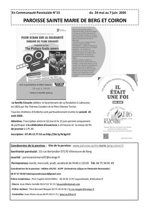 En communauté paroisiale