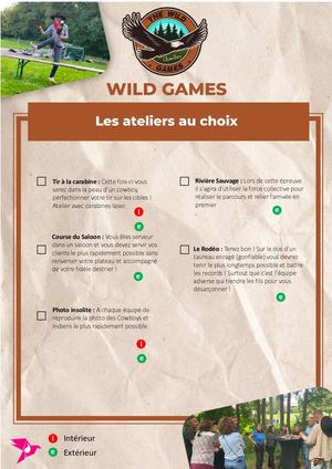 Liste Des Ateliers Wild Games 2026