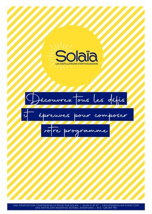 Listing Ateliers Solaia