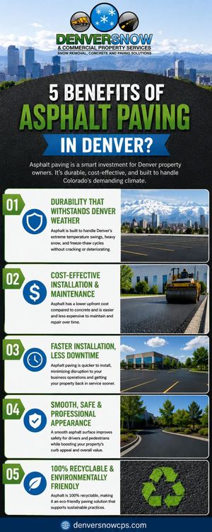 Affordable Asphalt Paving in Denver for Commercial & Residential Projects