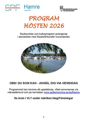 Program Höst 2026