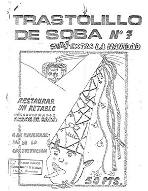 Nº 7 TRASTOLILLO DE SOBA
