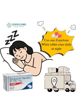 Zopiclone Zopiscin 7 5mg Blue (1)
