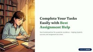 Complete Your Tasks Easily With Best Assignment Help