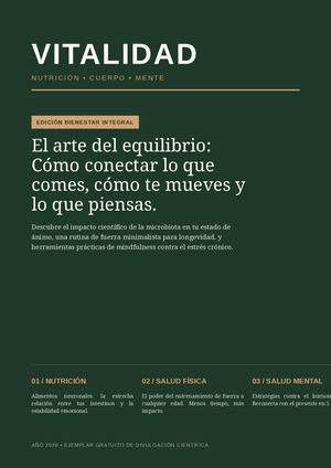 Revista Salud Vitalidad