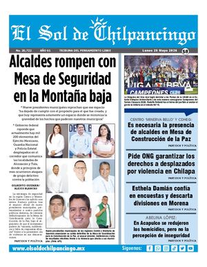 El Sol De Chilpancingo 25 Mayo 2026 Compressed