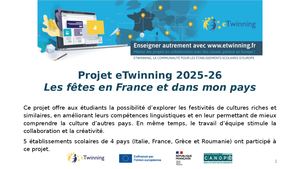 Ebook Les Fêtes En France - eTwinning