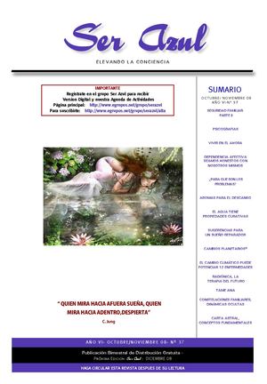 Ser Azul nº 37 / 11-08