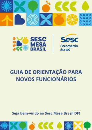 Guia De Boas Práticas E Novos Funcionários Mesa Brasil Sesc Df