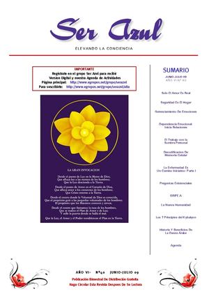 Ser Azul nº 40 / 07-09