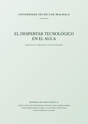 El Despertar Tecnologico Libro Digital