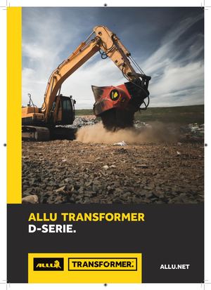 Allu Siebschaufel Separatorschaufel Transformer D Serie